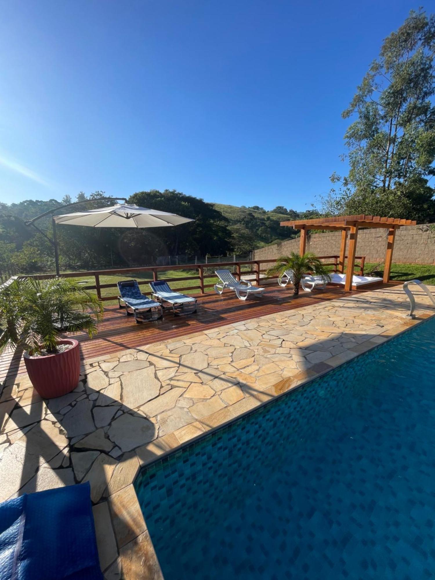 소코로 Chacara Com Piscina Climatizada E Jacuzzi 빌라 외부 사진